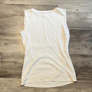 Eddie Bauer Cream Muscle Tee
